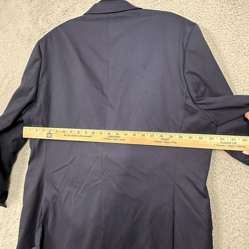 Michael Kors Blazer‎ Mens 46R Navy 2 Button Notch Lapel Stretch Lined Side Vents